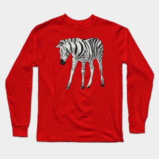 Companion No 15 - Full Color - Zebra Art Long Sleeve T-Shirt